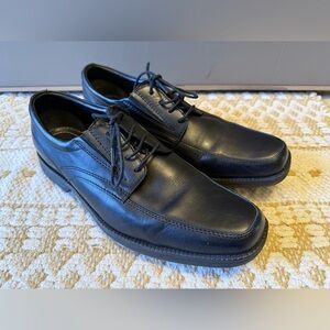 SOLD - Mens Black Leather Dress Shoes Texcy Luxe 24.5